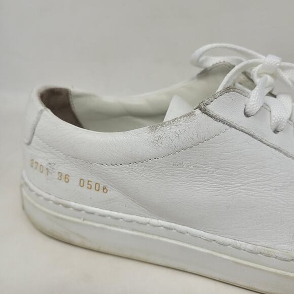 Common Projects Sneakers Womens EU36 US6 Original Achilles White Leather Casual - Picture 13 of 13